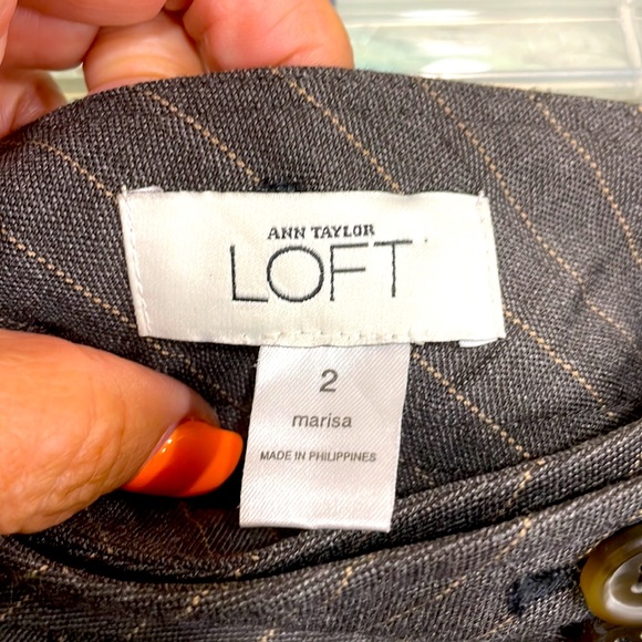 Loft grey dress pants - SZ 2 - Picture 7 of 7